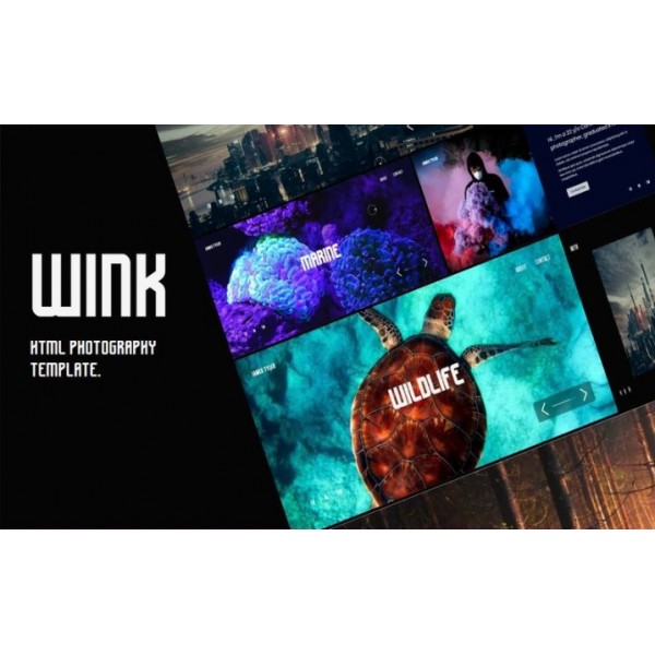 Wink – многоцелевой шаблон для портфолио