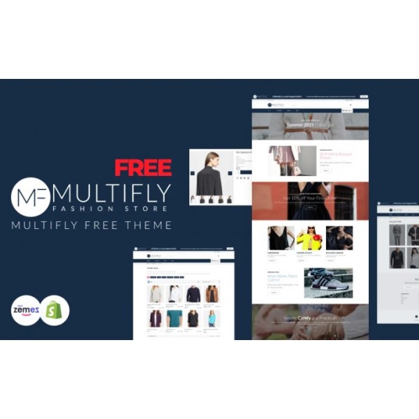 Multifly — Shopify-тема для модной индустрии