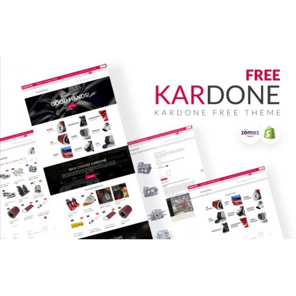 Kardone — Тема Shopify для магазина автозапчастей