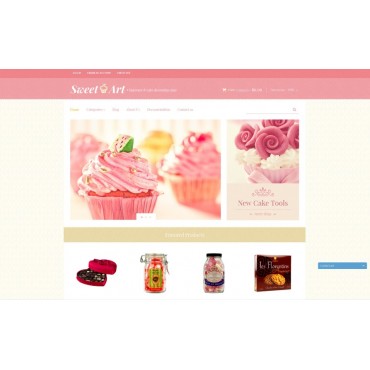  Sweet Shop — Адаптивная Shopify-тема для кондитерских