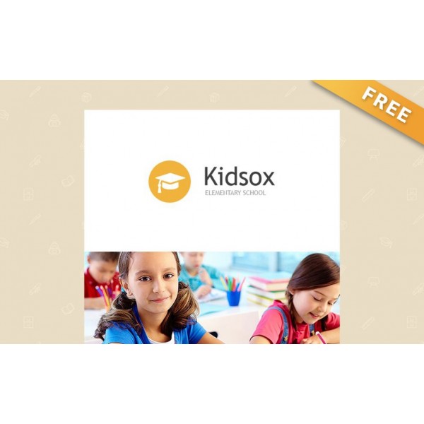 Kidsox — Шаблон рассылки для начальной школы